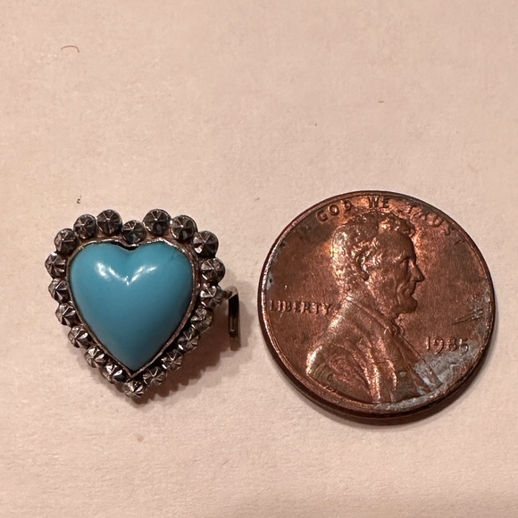 Vintage Silver Sweetheart Pin - Picture 3 of 3